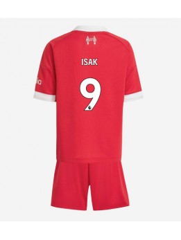Liverpool Alexander Isak #9 Replika Hemmakläder Barn 2025-26 Kortärmad (+ byxor)